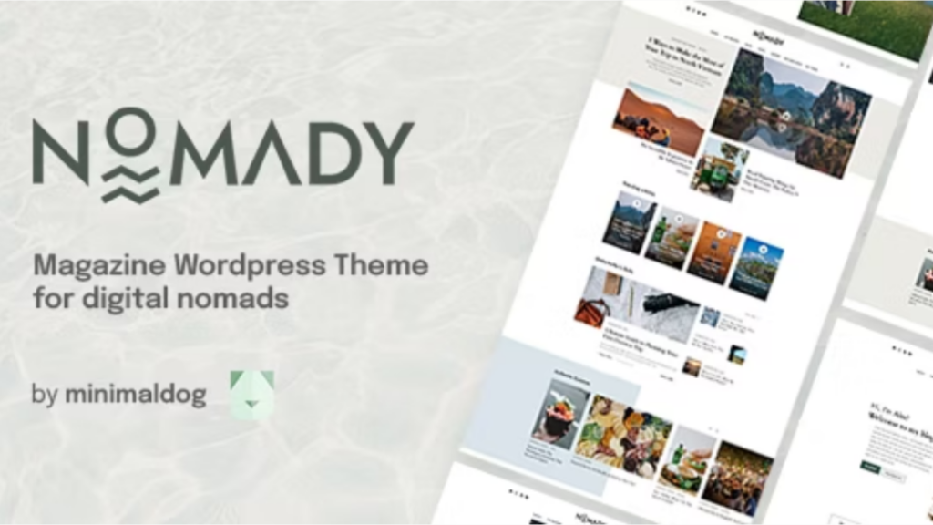 Nomady wordpress theme