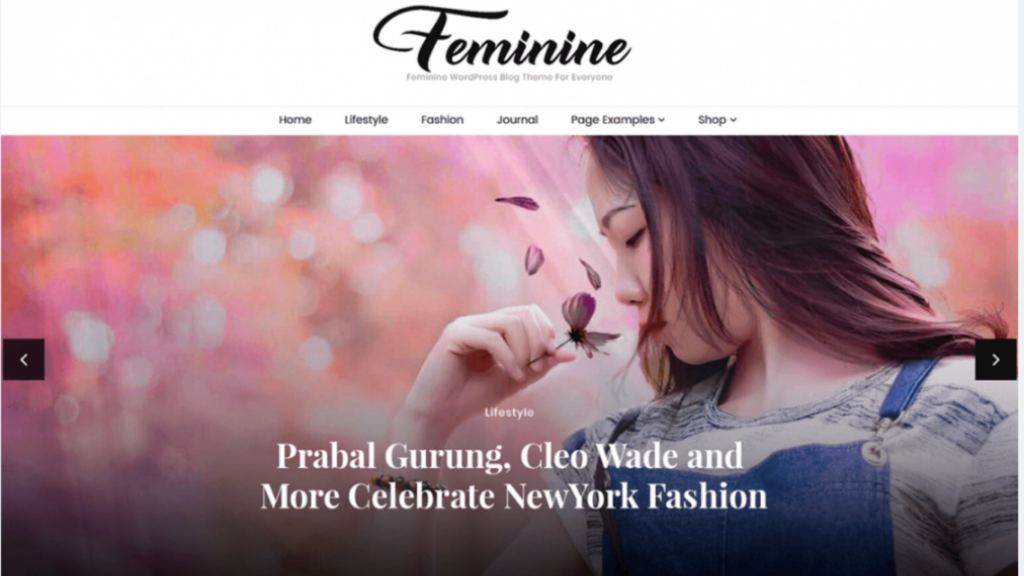 Blossom mommy wordpress theme