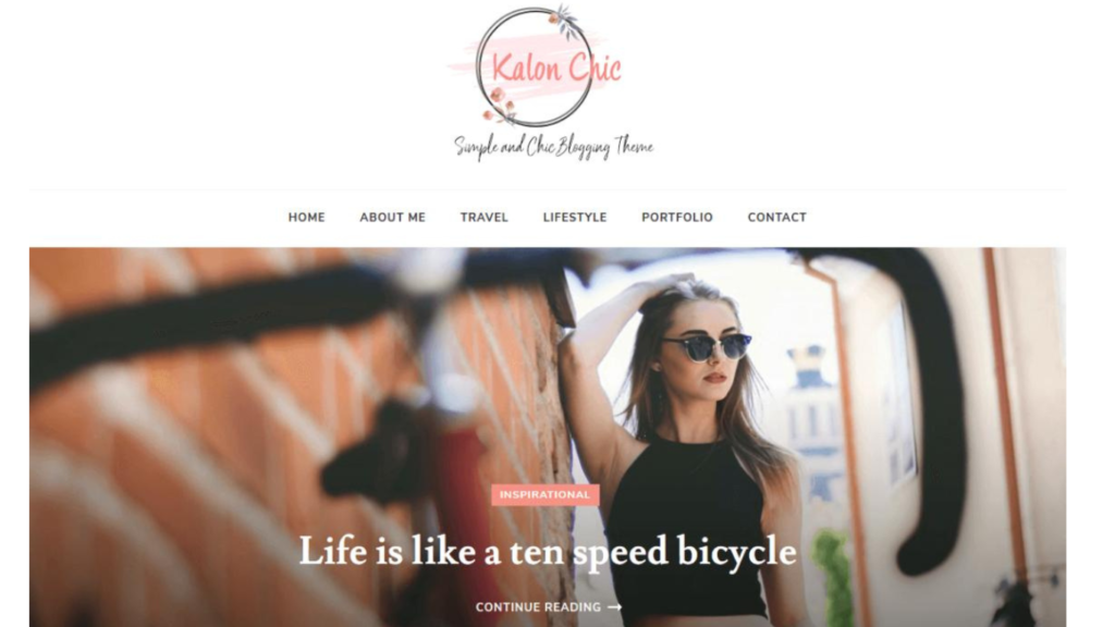Kalon chic wordpress theme