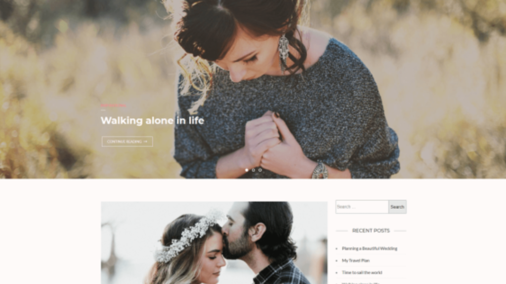 Free Feminine wordpress theme.
Kalon wordpress theme