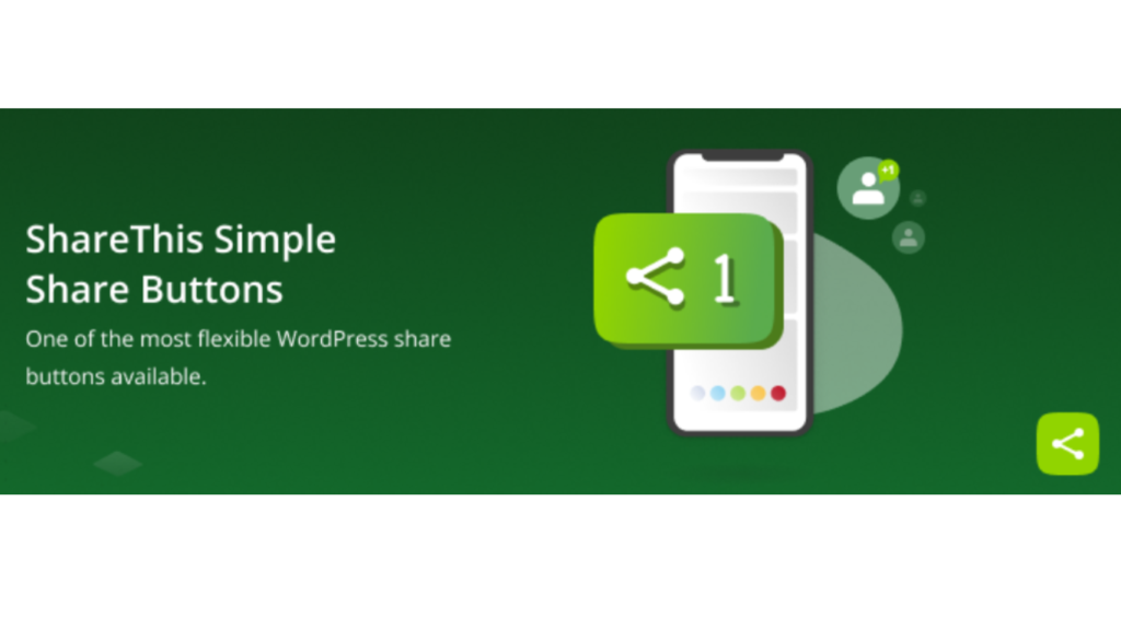 simple share buttom share icon for wordpress