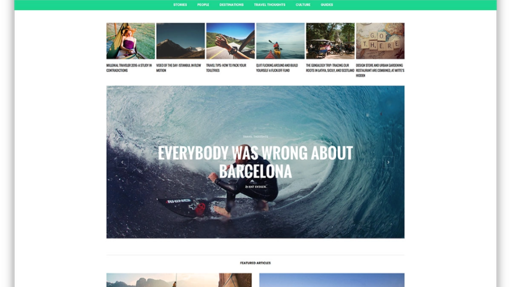 Voux wordpress theme