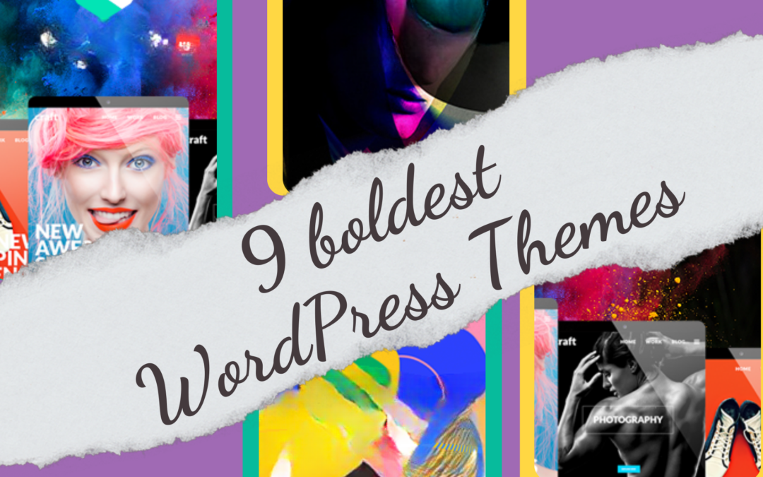9 Boldest WordPress themes